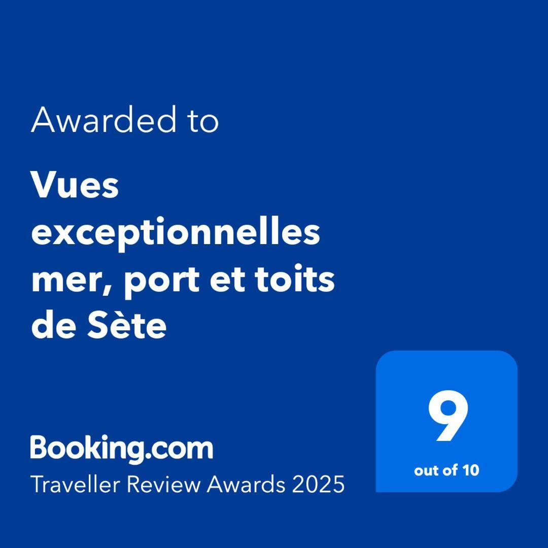 Vues Exceptionnelles Mer, Port Et Toits De 세테 외부 사진